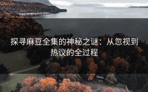 探寻麻豆全集的神秘之谜：从忽视到热议的全过程